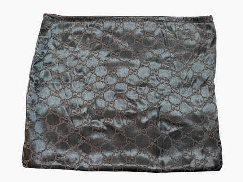 Gucci brown satin monogram - brown,