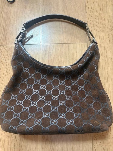 Gucci pattern suede - gg,