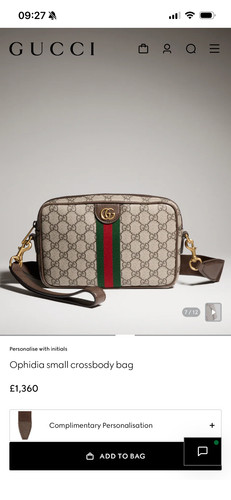 Gucci ophidia small - gucci, crossbody
