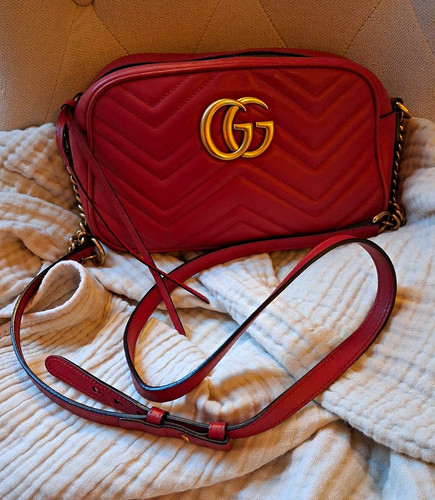 Gucci red leather - gucci,