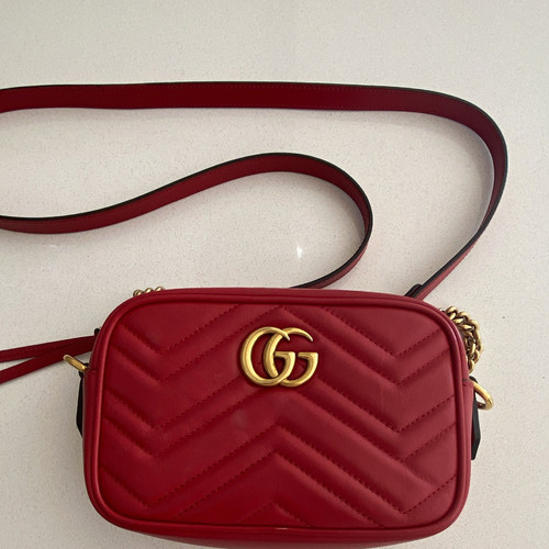 Gucci marmont red - red, quilted