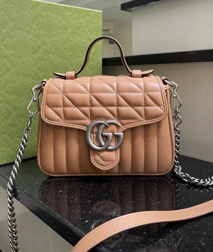 Gucci calf leather - leather, gg