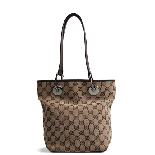 Gucci canvas eclipse tote - gucci,