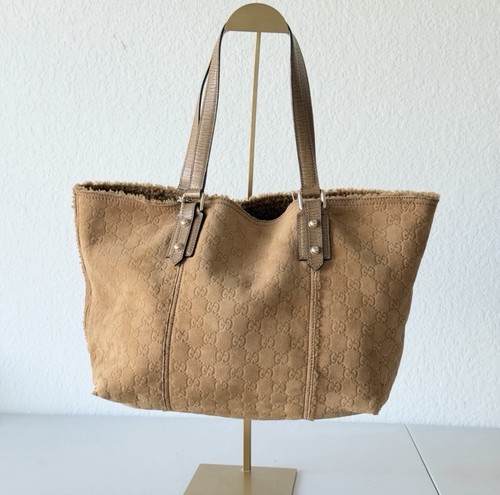Gucci guccissima shearling - guccissima,