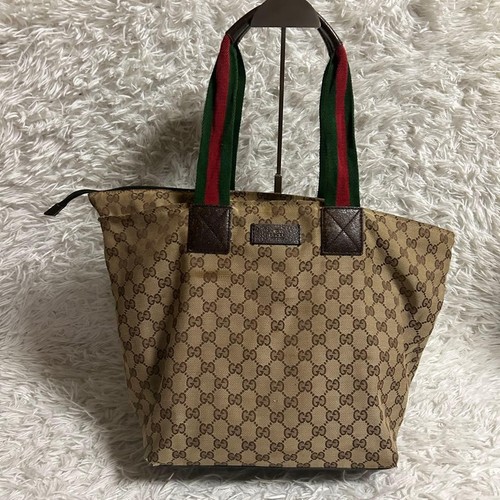 Gucci canvas tote - gucci, gg