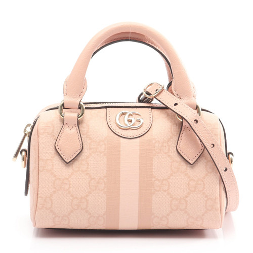 Gucci handbag beige pvc - gg,