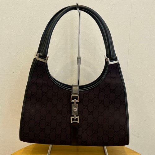 Gucci canvas handbag black - gucci,
