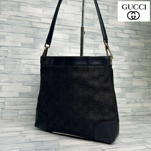 Gucci canvas black shoulder - gucci, gg