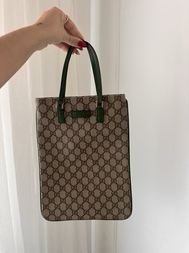 Gucci vintage beige - gucci, beige/green