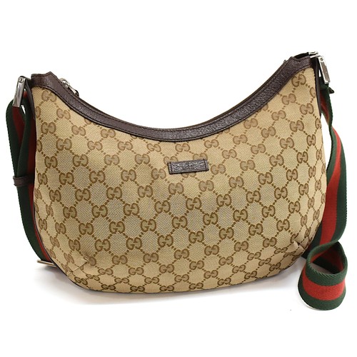Gucci canvas web half - canvas,