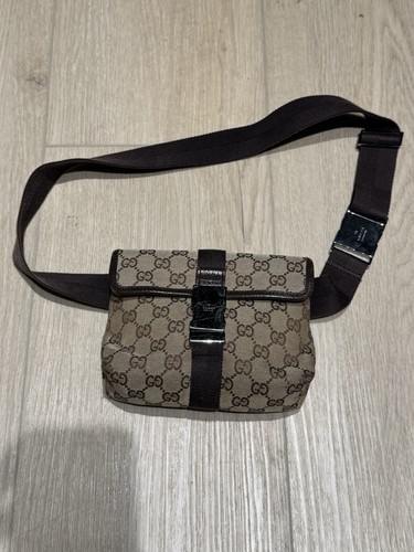 Gucci canvas waist bag - canvas,