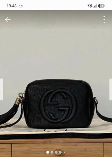 Gucci soho black pebbled - gucci,