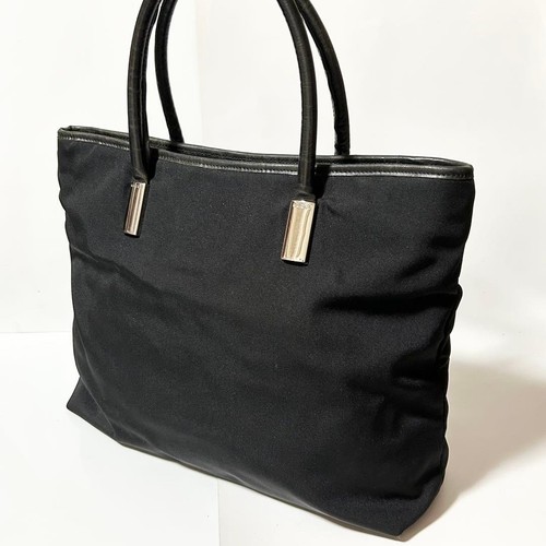Gucci canvas tote bag black - bag,