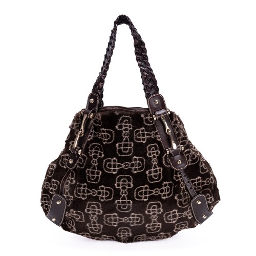Gucci pelham brown fur - pelham, and
