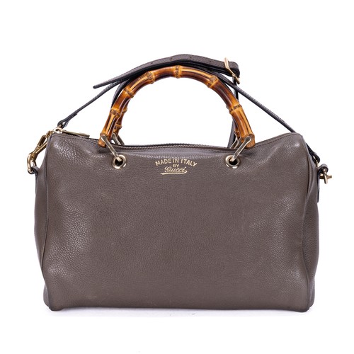 Gucci bamboo shopper brown - shopper,