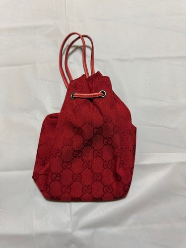 Gucci canvas drawstring - gg,