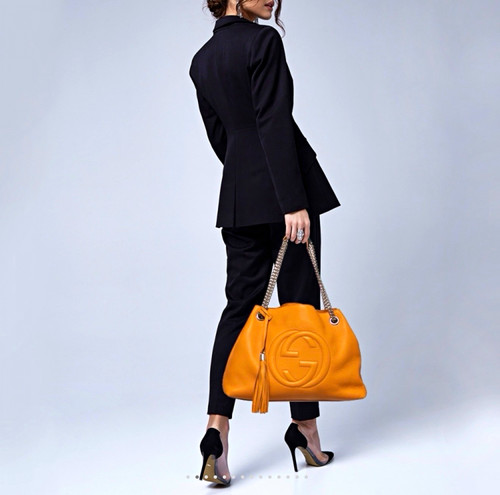 Gucci soho pebbled leather - gucci,