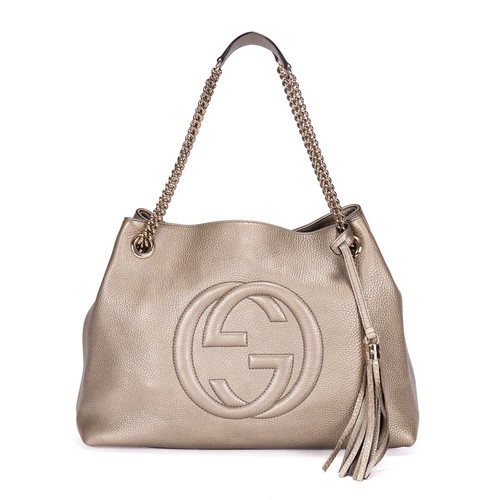 Gucci soho silver - soho, leather