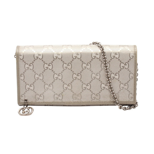 Gucci imprime chain wallet - gg,