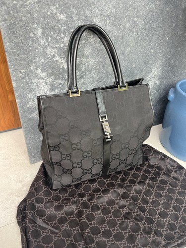 Gucci jackie black monogram - gucci,