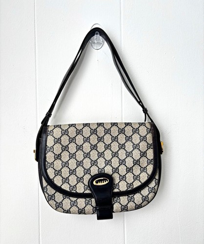 Auth vintage 1970s gucci - vintage, navy
