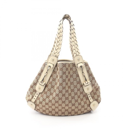 Gucci canvas shoulder bag - gg,