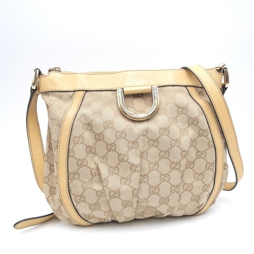 Gucci abby canvas leather - gucci,