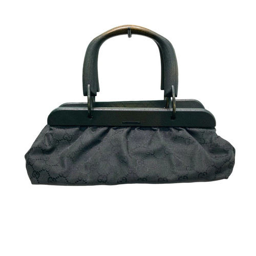 Gucci canvas handbag black - gucci,