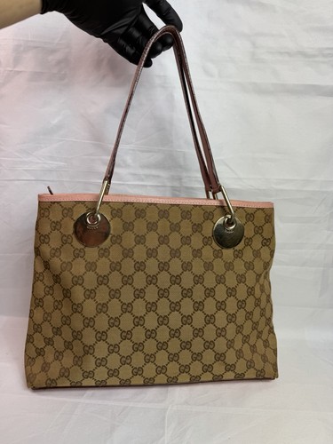 Authentic gucci canvas tote - authentic,