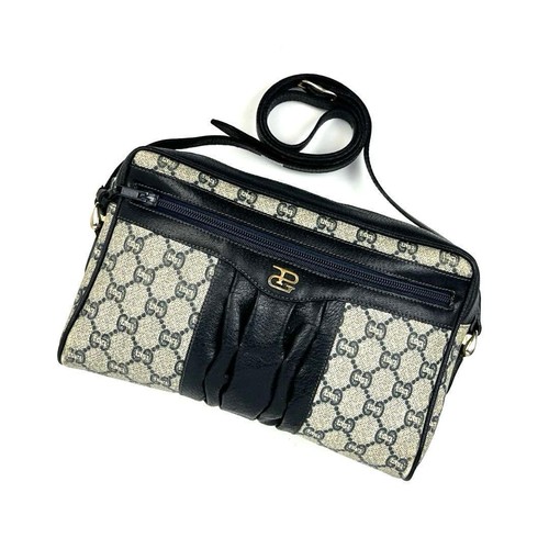 Gucci plus navy pvc - pvc, leather