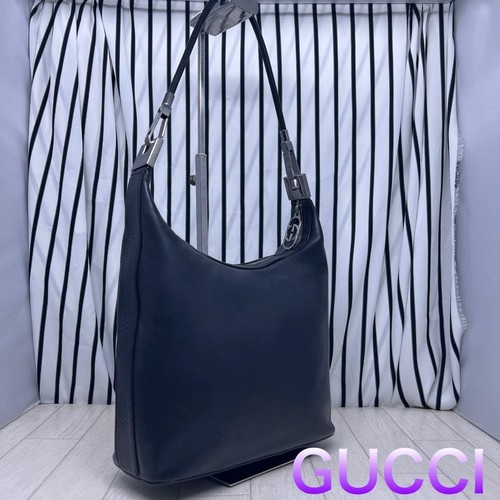 Gucci all leather shoulder bag - gucci,