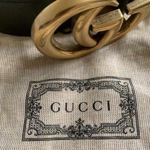 Gucci marmont belt black - gucci,