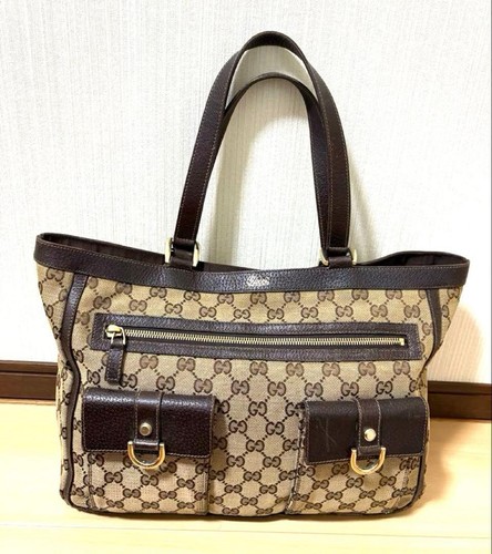 Gucci canvas tote bag - gg,