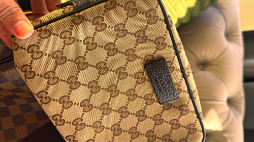 Gucci canvas leather - gg,