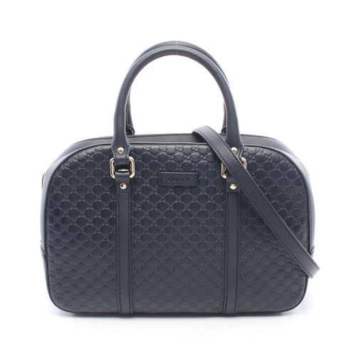 Gucci 2way handbag navy - gucci,