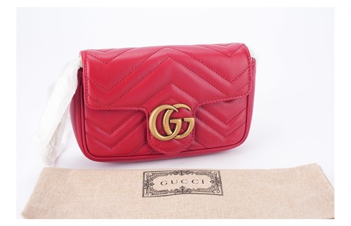 Gucci red quilted - quilted, chevron