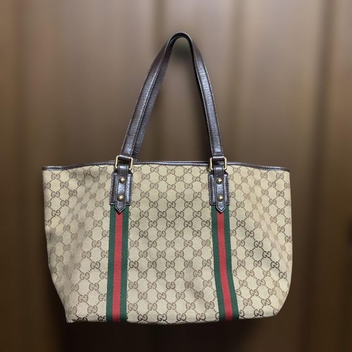Gucci canvas shoulder bag - gucci,