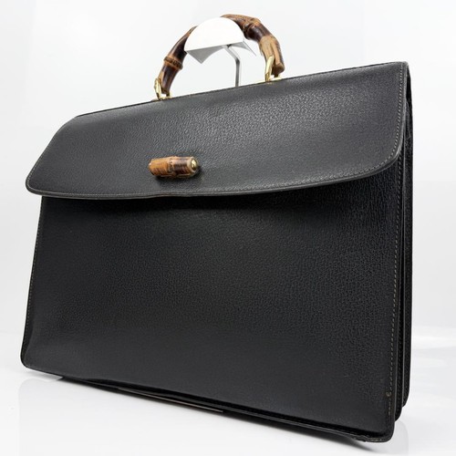 Gucci bamboo briefcase - bamboo,